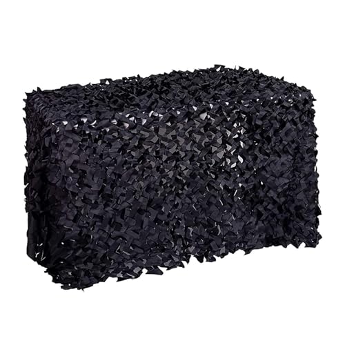 Tarnnetz 2 * 2m Schwarzes Tarnung Net Verstecktes Camouflage Netz für Outdoor Camping Jagd Themenparty-Dekoration Garten Autoabdeckung Sonnenschutznetz(Color：Schwarzes,Size:2 * 2m/6.6 * 6.6ft) von YZJL
