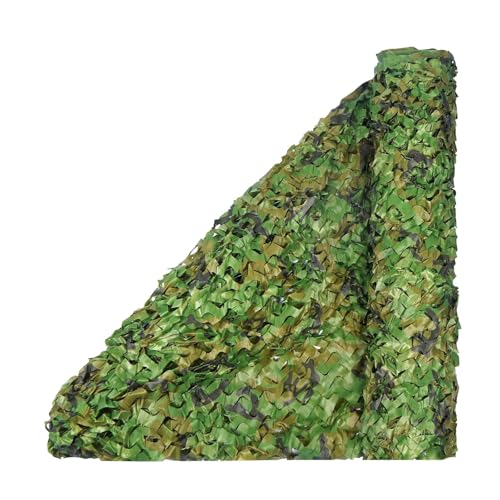 Tarnnetz 2x2m Camouflage Netz Woodland Jagd Tarnung Net für Jagd Autodeckung Gartenzaun Mottoparty schmücken Sonnenschutz(Color：Dschungel,Size:2 * 2m/6.6 * 6.6ft) von YZJL