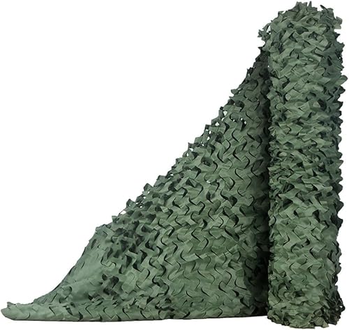 Tarnnetz Grünes 2x2m Camouflage Netz Tarnung Net Sonnenschutznetz für Jagd Autodeckung Gartenzaun Mottoparty schmücken Sonnenschutz(Color：Grünes,Size:2 * 2m/6.6 * 6.6ft) von YZJL