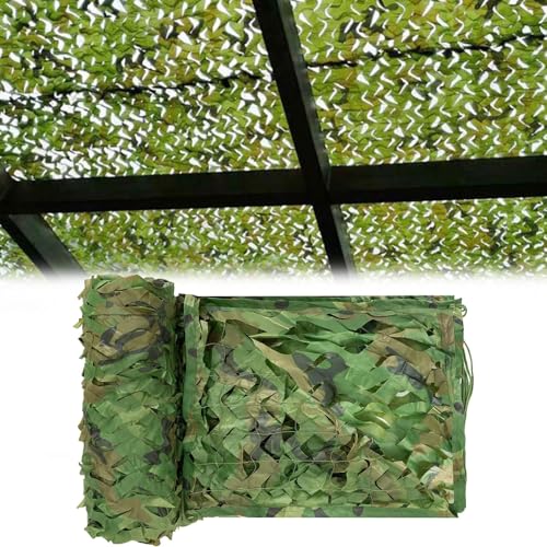 Tarnnetz Jagdnetz Militär Camouflage - 5x10m - Leicht & Kompakt Schnellaufbau UV-beständig - Ideal für Jagd, Airsoft, Outdoor von YZJL