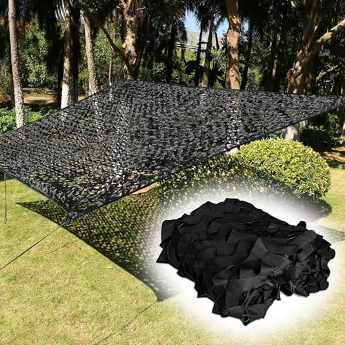 YZJL Schwarzes Tarnnetz Tarnnetz für den Außenbereich Sonnenschutz Verschiedene Größen und Farben Tarnnetz Sichtschutz für die Jagd Dekoration Themenparty Außenlandschaft Camping Garten(Color:1,Size: YZJL Schwarzes Tarnnetz Tarnnetz für den Außenbereich Sonnenschutz Verschiedene Größen und Farben Tarnnetz Sichtschutz für die Jagd Dekoration Themenparty Außenlandschaft Camping Garten(Color:1,Size: von YZJL
