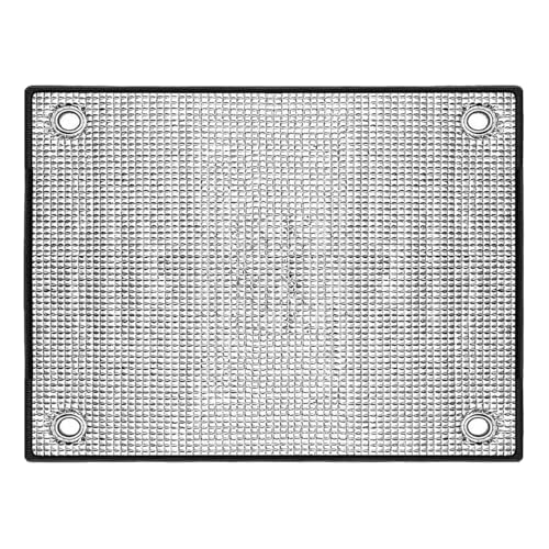 Fenster Isolierung Folie, Aluminiumfolie Anti-UV Isolierfolie Verdunkelungs Folie mit Saugnapf 30/40/50/60/70/80/90/100/120/130/140/150/160cm Sichtschutzfolie für Fenster Innen oder Außen(65cm x 100cm von YZJTSXQHY