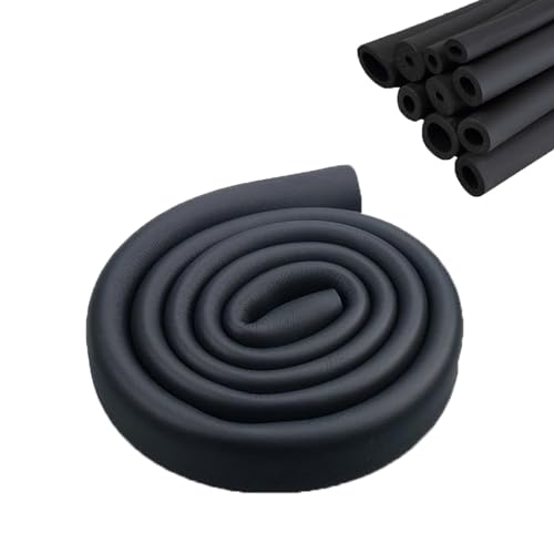 Rohrisolierung Schwarz Kautschuk Isolierschlauch ID 6 10 13 16 20 22 25 28 34 38 43 48 60 76mm, Schaumstoffschlauch für Badezimmer/Griffgriffstütze/Wasserrohrleitungen(22mm x 20mm) von YZJTSXQHY