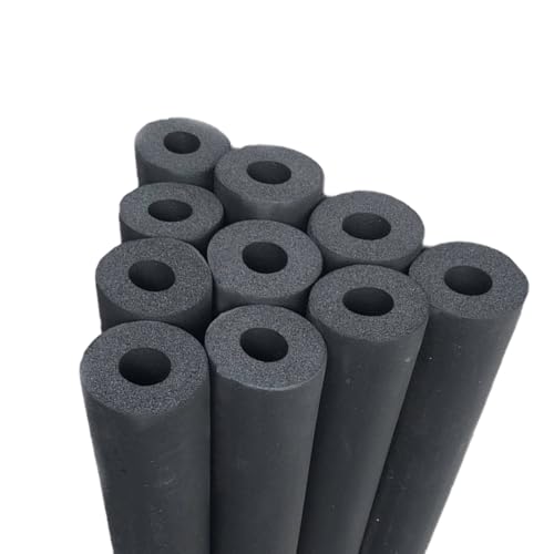 Rohrisolierung schaumstoff ID 6 9 13 16 19 22 25 28 32 43 48 60 76 89 108mm Isolierschlauch, 2m Schaumstoffschlauch für Outdoor Rohrisolierung Abdeckung, Fitnessgeräte(ID89mm x T25mm x L2m) von YZJTSXQHY