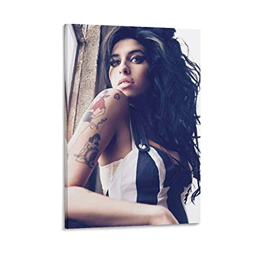 YZLI Amy Winehouse (10) Poster, dekoratives Gemälde, Leinwand, Wandkunst, Wohnzimmer, Poster, Schlafzimmer, Gemälde, 50 x 75 cm von YZLI