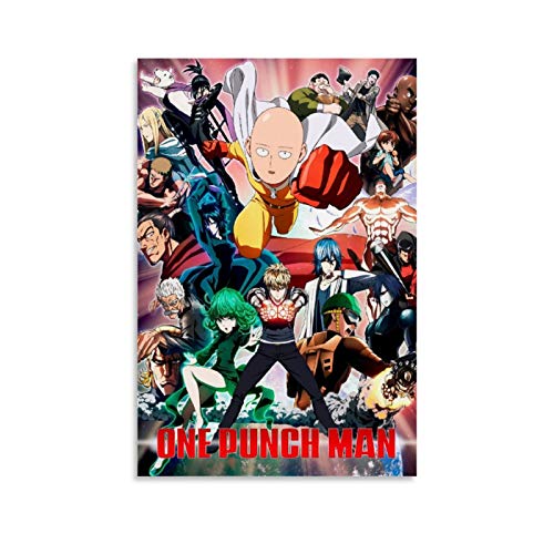 YZLI Anime One Punch-Man Poster, dekoratives Gemälde, Leinwand, Wandkunst, Wohnzimmer, Poster, Schlafzimmer, Gemälde, 40 x 60 cm von YZLI