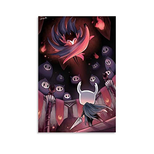 YZLI Poster, Motiv: Game Hollow Knight (3), dekoratives Gemälde, Leinwand, Wandkunst, Wohnzimmer, Poster, Schlafzimmer, Gemälde, 40 x 60 cm von YZLI