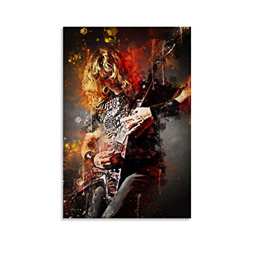 YZLI Poster und Wandkunst, Motiv: Gitarristen, Dave Mustaine, Megadeth, 40 x 60 cm von YZLI