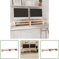 Yzmrbdqc - The Living Store Monitorständer 100x24x13 cm Massivholz Kiefer - Monitorständer - Kiefernholzmöbel - Schreibtischorganisation von YZMRBDQC