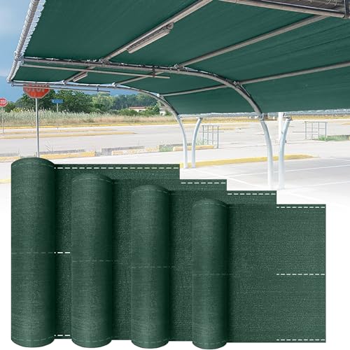 YZNAHRE HDPE Schattennetz Zaunblende Tennisblende, 1,8x10m Grün Schattiernetz Gewebe Netz, Sonnenschutz Sichtschutz Windschutz für Garten Balkon Gewächshaus von YZNAHRE