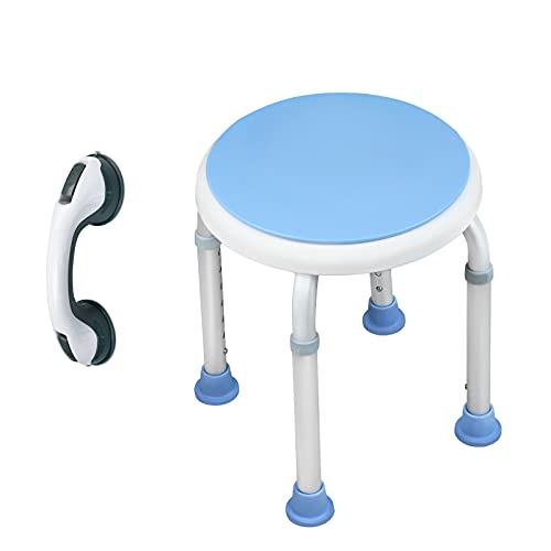 Yznahre 360° Drehbarer Duschhocker - Duschstuhl mit Badewannengriff - Duschhocker für Senioren Höhenverstellbar Duschstuhl 37-53cm, rutschfest Stabil Duschhilfe Duschsitz Badsitz 136Kg, TYP B Yznahre 360° Drehbarer Duschhocker - Duschstuhl mit Badewannengriff - Duschhocker für Senioren Höhenverstellbar Duschstuhl 37-53cm, rutschfest Stabil Duschhilfe Duschsitz Badsitz 136Kg, TYP B von YZNAHRE