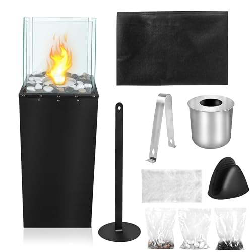 Yznahre Bioethanol Kamin Freistehender Ethanol Standkamin für Outdoor & Indoor, Bodenkamin Ethanol Kamin Quadrat 80x24.5x20 cm, Kamin Ethanol mit bis zu 150 min Brenndauer Yznahre Bioethanol Kamin Freistehender Ethanol Standkamin für Outdoor & Indoor, Bodenkamin Ethanol Kamin Quadrat 80x24.5x20 cm, Kamin Ethanol mit bis zu 150 min Brenndauer von YZNAHRE