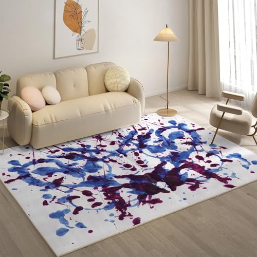 YZQGLHP Abstrakt Teppich BlüHen Teppiche, Weich Kurzflor & Waschbar & rutschfest Fussmatte Innen, Easy Clean Teppichs 200x200 cm fürs Wohnzimmer, Schlafzimmer und Esszimmer YZQGLHP Abstrakt Teppich BlüHen Teppiche, Weich Kurzflor & Waschbar & rutschfest Fussmatte Innen, Easy Clean Teppichs 200x200 cm fürs Wohnzimmer, Schlafzimmer und Esszimmer von YZQGLHP