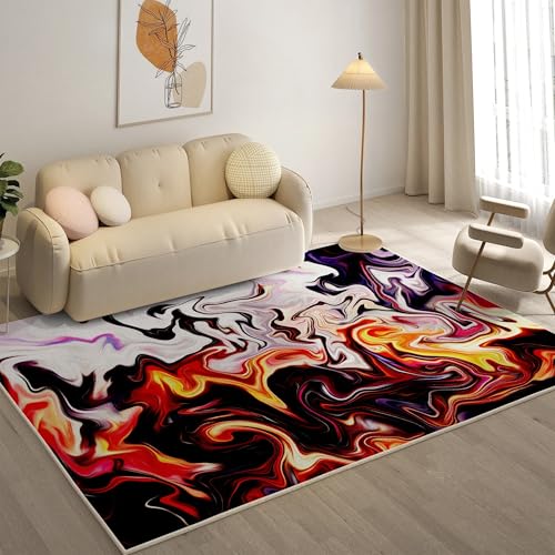 YZQGLHP Abstrakt Teppich Vektor Teppiche, Weich Kurzflor & Waschbar & rutschfest Fussmatte Innen, Easy Clean Teppichs 120x180 cm fürs Wohnzimmer, Schlafzimmer und Esszimmer YZQGLHP Abstrakt Teppich Vektor Teppiche, Weich Kurzflor & Waschbar & rutschfest Fussmatte Innen, Easy Clean Teppichs 120x180 cm fürs Wohnzimmer, Schlafzimmer und Esszimmer von YZQGLHP