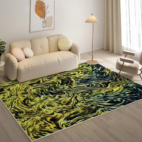 YZQGLHP Abstrakt Teppich Vektor Teppiche, Weich Kurzflor & Waschbar & rutschfest Fussmatte Innen, Easy Clean Teppichs 160x230 cm fürs Wohnzimmer, Schlafzimmer und Esszimmer von YZQGLHP