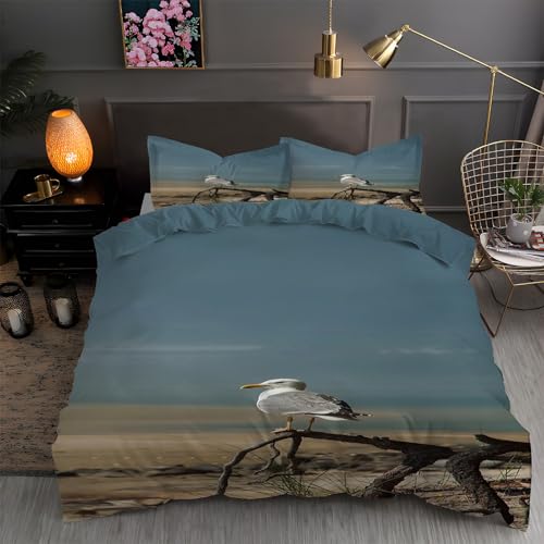 YZQGLHP Bettwäsche Set Vogel Muster Kinder Bettbezug mit 2 Kissenbezug 3 teilig 155x220 cm Weiche Atmungsaktive Polyster Kids Betten Set mit Reißverschluss YZQGLHP Bettwäsche Set Vogel Muster Kinder Bettbezug mit 2 Kissenbezug 3 teilig 155x220 cm Weiche Atmungsaktive Polyster Kids Betten Set mit Reißverschluss von YZQGLHP