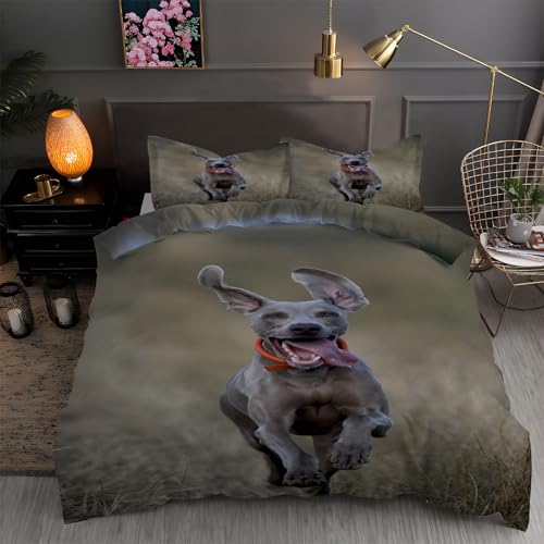 YZQGLHP Bettwäsche Set Welpen Muster Kinder Bettbezug mit 2 Kissenbezug 3 teilig 155x220 cm Weiche Atmungsaktive Polyster Kids Betten Set mit Reißverschluss YZQGLHP Bettwäsche Set Welpen Muster Kinder Bettbezug mit 2 Kissenbezug 3 teilig 155x220 cm Weiche Atmungsaktive Polyster Kids Betten Set mit Reißverschluss von YZQGLHP