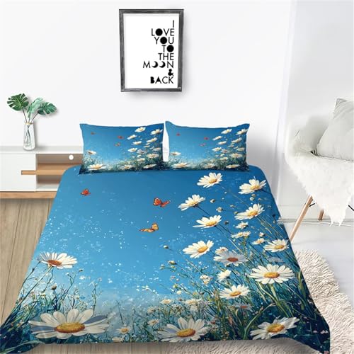 YZQGLHP Bettwäsche-Set für Doppelbett | Weiche Baumwollmischung | 200x200 cm für Paare von YZQGLHP