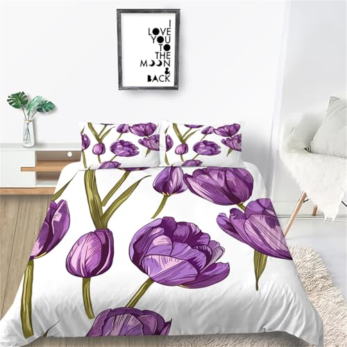 YZQGLHP Bettwäsche-Set für Doppelbett | Weiche Baumwollmischung | 200x200 cm für Paare YZQGLHP Bettwäsche-Set für Doppelbett | Weiche Baumwollmischung | 200x200 cm für Paare von YZQGLHP