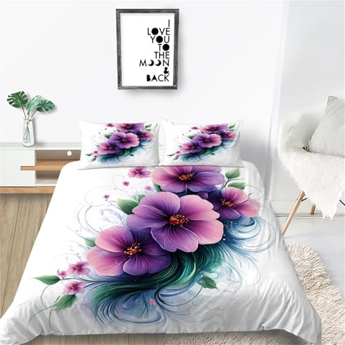 YZQGLHP Bettwäsche-Set für Doppelbett | Weiche Baumwollmischung | 200x200 cm für Paare YZQGLHP Bettwäsche-Set für Doppelbett | Weiche Baumwollmischung | 200x200 cm für Paare von YZQGLHP