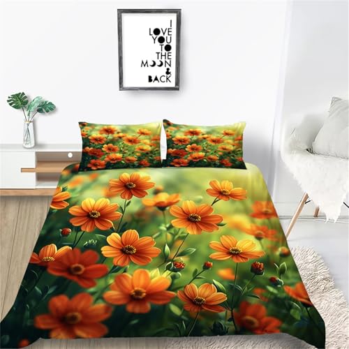 YZQGLHP Bettwäsche-Set für Doppelbett | Weiche Baumwollmischung | 200x200 cm für Paare von YZQGLHP