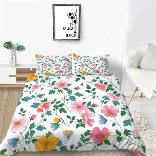 YZQGLHP Bettwäsche-Set für Doppelbett | Weiche Baumwollmischung | 200x200 cm für Paare YZQGLHP Bettwäsche-Set für Doppelbett | Weiche Baumwollmischung | 200x200 cm für Paare von YZQGLHP