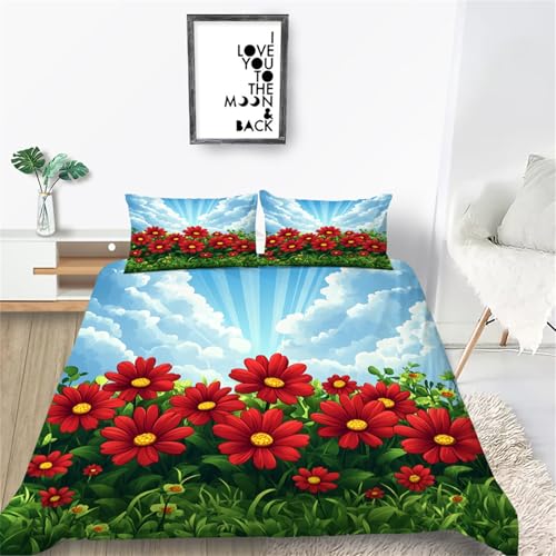 YZQGLHP Bettwäsche-Set für Doppelbett | Weiche Baumwollmischung | 200x200 cm für Paare YZQGLHP Bettwäsche-Set für Doppelbett | Weiche Baumwollmischung | 200x200 cm für Paare von YZQGLHP