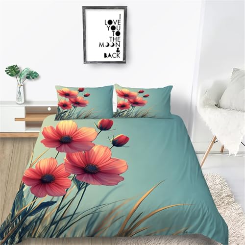 YZQGLHP Bettwäsche-Set für Doppelbett | Weiche Baumwollmischung | 200x200 cm für Paare von YZQGLHP