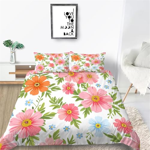 YZQGLHP Bettwäsche-Set für Doppelbett | Weiche Baumwollmischung | 200x200 cm für Paare von YZQGLHP