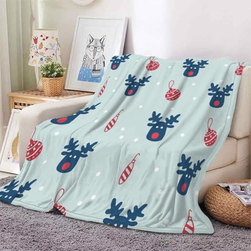 YZQGLHP Decke Weihnachtskugel Kuscheldecke Cartoon-Elch Decken Weiche Ueberwurfdecke 180x200 cm Flauschig Flanell Wohndecke als Sofadecke Reisedecke Ganzjahresdecke YZQGLHP Decke Weihnachtskugel Kuscheldecke Cartoon-Elch Decken Weiche Ueberwurfdecke 180x200 cm Flauschig Flanell Wohndecke als Sofadecke Reisedecke Ganzjahresdecke von YZQGLHP