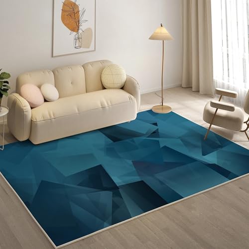 YZQGLHP Geometrie Teppich Abstrakt Teppiche, Weich Kurzflor & Waschbar & rutschfest Fussmatte Innen, Easy Clean Teppichs 140x200 cm fürs Wohnzimmer, Schlafzimmer und Esszimmer YZQGLHP Geometrie Teppich Abstrakt Teppiche, Weich Kurzflor & Waschbar & rutschfest Fussmatte Innen, Easy Clean Teppichs 140x200 cm fürs Wohnzimmer, Schlafzimmer und Esszimmer von YZQGLHP