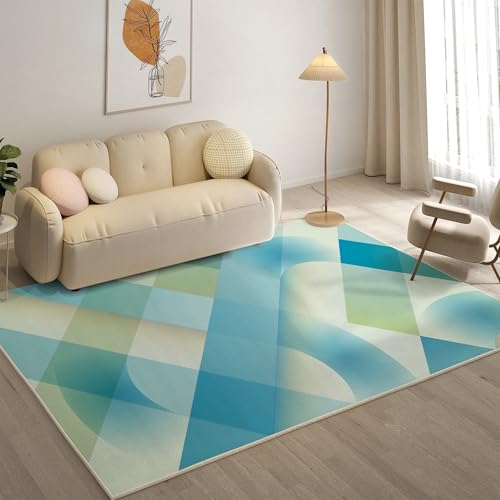 YZQGLHP Geometrie Teppich Abstrakt Teppiche, Weich Kurzflor & Waschbar & rutschfest Fussmatte Innen, Easy Clean Teppichs 200x200 cm fürs Wohnzimmer, Schlafzimmer und Esszimmer YZQGLHP Geometrie Teppich Abstrakt Teppiche, Weich Kurzflor & Waschbar & rutschfest Fussmatte Innen, Easy Clean Teppichs 200x200 cm fürs Wohnzimmer, Schlafzimmer und Esszimmer von YZQGLHP