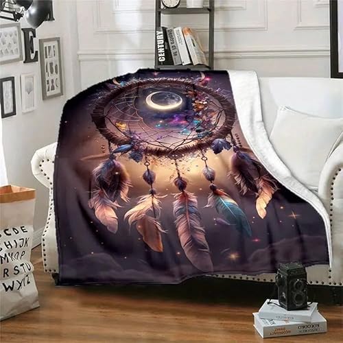 YZQGLHP Kuscheldecke 150x200 TraumfäNger Kuscheldecken Falten Beständig Weich Flanell Flauschige Decke für Fernsehen, Auf Dem Sofa/Bett Faulenzen von YZQGLHP