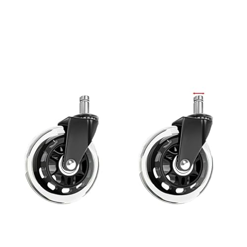 1-5 STÜCKE Universal Mute Caster 50KG Rad 10mm 11mm Ersatz Bürostuhl Schwenkrollen 360 Grad Räder Möbel Hardware(2 Piece 11mm) von YZQOZKJH