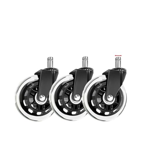 1-5 STÜCKE Universal Mute Caster 50KG Rad 10mm 11mm Ersatz Bürostuhl Schwenkrollen 360 Grad Räder Möbel Hardware(3 Piece 11mm) von YZQOZKJH