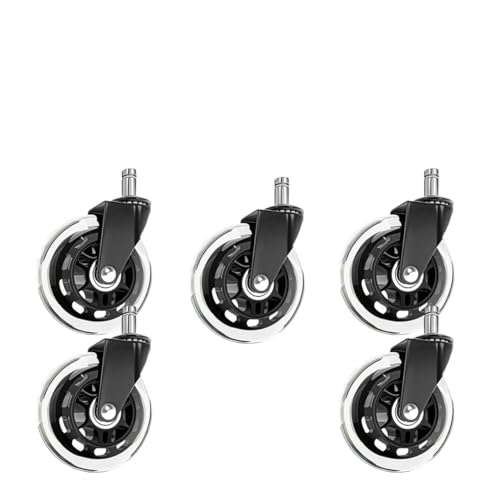 1-5 STÜCKE Universal Mute Caster 50KG Rad 10mm 11mm Ersatz Bürostuhl Schwenkrollen 360 Grad Räder Möbel Hardware(5 Piece 11mm) von YZQOZKJH
