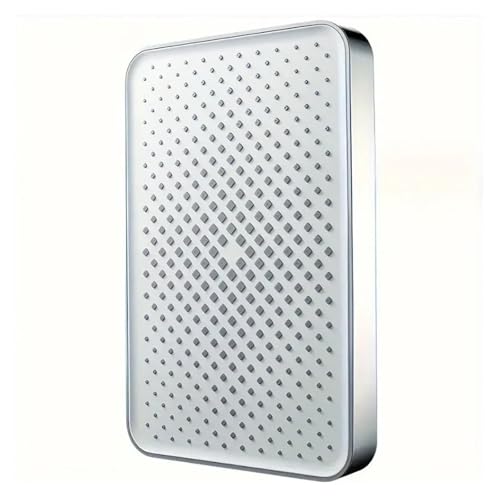 1 Stück Große Zoll Wasser Outlet Druck Dusche Kopf Heizung Panel Top Spray Hause Bad Zubehör(Silvery) von YZQOZKJH