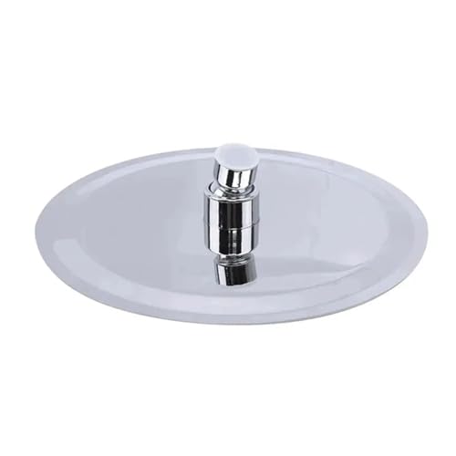 10/8/6 Zoll Edelstahl Ultradünne Wasserfall-Duschköpfe Regenduschkopf Regen Quadratisch Rund(Round,10 inch) von YZQOZKJH
