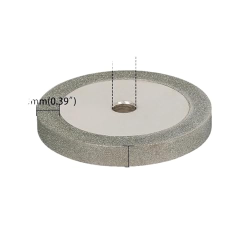 100 Mm Diamant-Schleifscheibe, Galvanisierte Schleifscheibe, Flach, Kompatibel Mit Fräsern, Hartmetall, Wolfram, Stahl, Legierung, Glas, Edelstein, Körnung 150 100 Mm Diamant-Schleifscheibe, Galvanisierte Schleifscheibe, Flach, Kompatibel Mit Fräsern, Hartmetall, Wolfram, Stahl, Legierung, Glas, Edelstein, Körnung 150 von YZQOZKJH