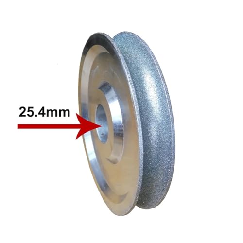 150 Mm Diamant-Schleifscheibe, Runde Perlennut, Oberflächenformungsmaschine, Kompatibel Mit Jade-Achat-Wassermühlen-Formscheibenpolieren(8mm round bead) von YZQOZKJH