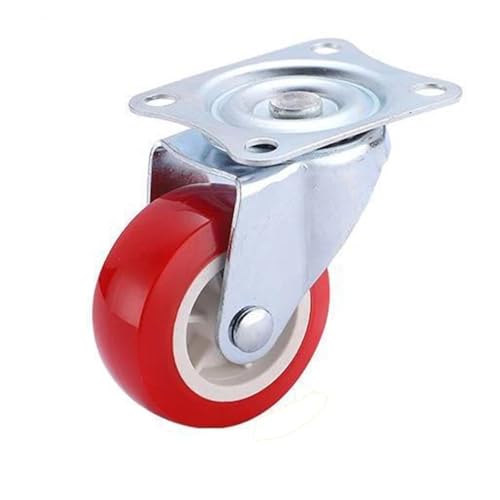 4 Teile/los 1-3 zoll Möbel Caster PVC Rot Universal Rad Swivel Roller for Plattform Trolley Zubehör 4 Teile/los 1-3 zoll Möbel Caster PVC Rot Universal Rad Swivel Roller for Plattform Trolley Zubehör von YZQOZKJH
