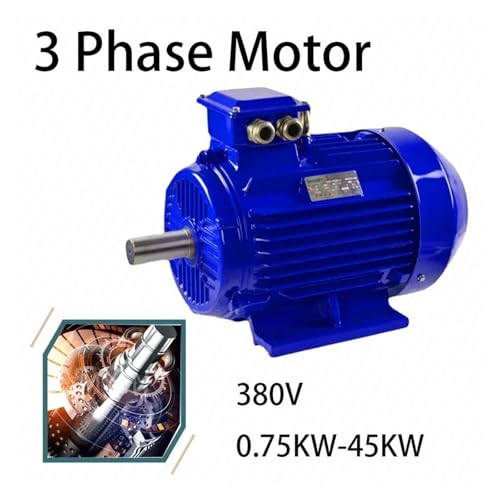 5,5 KW 5500W AC Bremsmotor 3 Phase 380V Asynchronmotor Wellendurchmesser Horizontale Achse Elektromotor For Fabrik(7.5KW) von YZQOZKJH