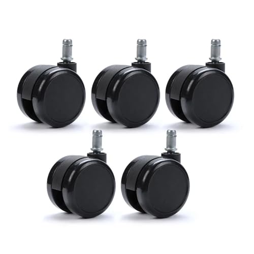 5 Stück Ersatzrollen For Bürostühle, Rollen, Rollen, For Hartholzböden(2.5 inch) von YZQOZKJH
