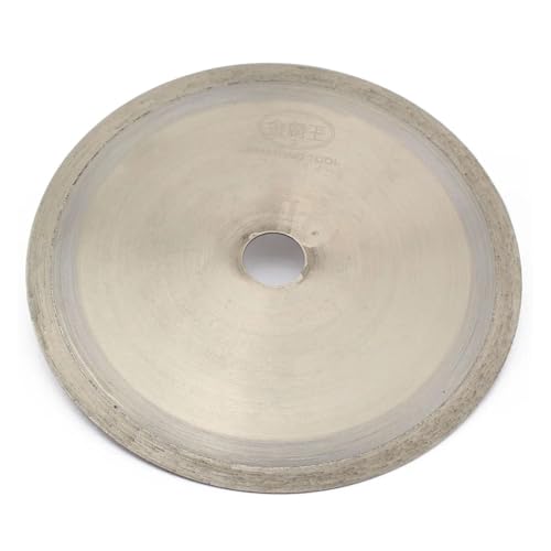 8 Zoll 200 mm GESINTERTES Diamant-Lapidarsägeblatt, Platten-Trimm-Schneidwerkzeuge for Schmuck, kompatibel mit Stein, Edelstein, Achat, Jaspis(25.4mm with bushing) von YZQOZKJH