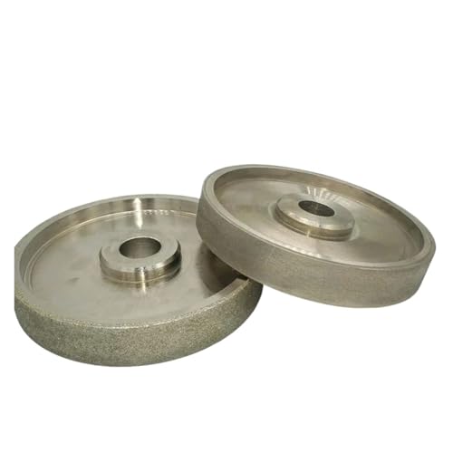 80/180/240/600/800/1000 Körnung Schleifscheibe Diamant Durchmesser 6 Zoll 150 mm Schnellarbeitsstahl, kompatibel mit Metallstein-Elektrowerkzeugen(80) von YZQOZKJH