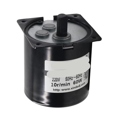 80KTYZ Wechselstrommotor, 220 V, Motor, Mikro-Langsamlaufmaschine, 60 W Permanentmagnet-Synchronmotor, Kleiner Motor, Einstellbare Richtung(80rpm) von YZQOZKJH