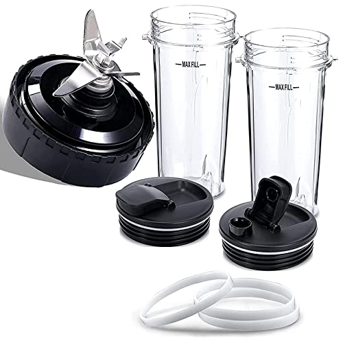 Blender Replacement Parts Compatible for Nutri Ninja,5 Fins Extractor Blade Accessories for Ninja QB3000/QB3000SSW von YZQOZKJH