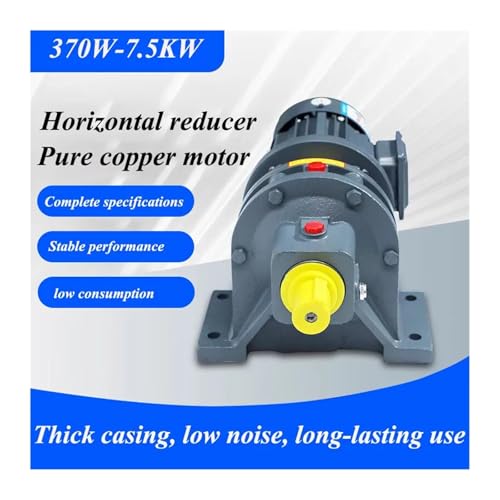 Dreiphasiger Asynchroner Elektromotor Mit Reduzierstück 220 V 380 V Spannungsmotor Mit Getriebe Niedriggeschwindigkeitsmotoren(370W 200RPM) von YZQOZKJH