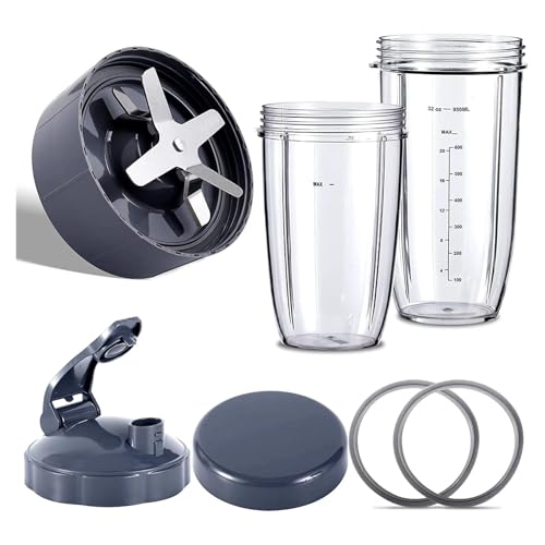 Ersatzteile For Mixer, Kompatibel Mit NutriBullet-Mixern 600 W/900 W/PRO – Entsafterklinge Und 32-oz-Großbecher Und 24-oz-Großbecher Ersatzteile For Mixer, Kompatibel Mit NutriBullet-Mixern 600 W/900 W/PRO – Entsafterklinge Und 32-oz-Großbecher Und 24-oz-Großbecher von YZQOZKJH