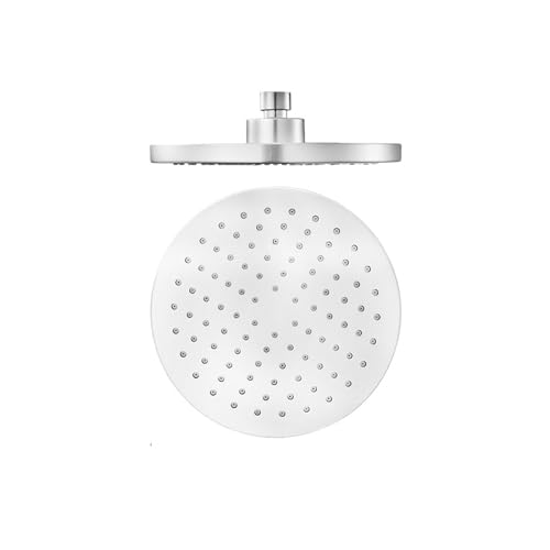 Hochdruck-Duschkopf 8 Zoll Regendusche G1/2 Einstellbarer Badezimmer-Duschkopf Sprühdusche Chrom poliert Bad Regen(Brushed 8 Inch) von YZQOZKJH